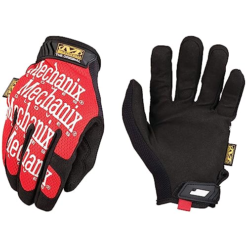 Mechanix - Guanti Original Paio, Rosso, 10/L