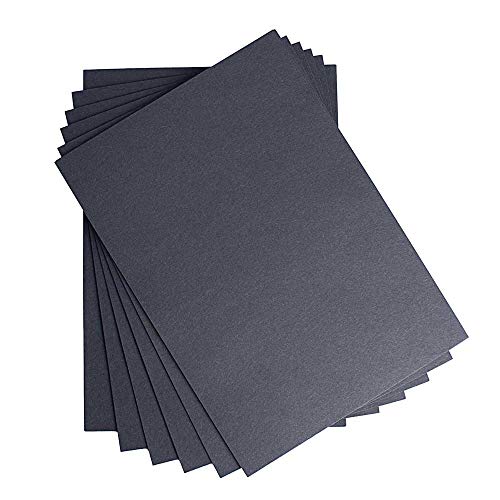 House Of Card & Paper Cartoncino, Grammatura: 220G/M² A4 (Pack Of 100 Sheets) Black