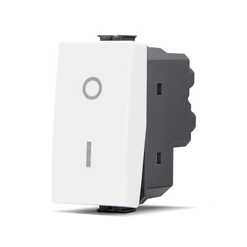 Interruttore Bipolare 0/1 (16A-250V) Serie Joy 502B T3 Bianco Compatibile Matix