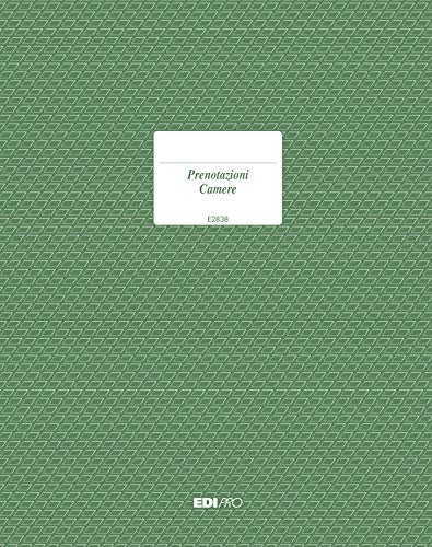 Edipro - E2838 - Fascicolo Programmazione Prenotazioni Camere (40 Camere) F.To 34X24,5
