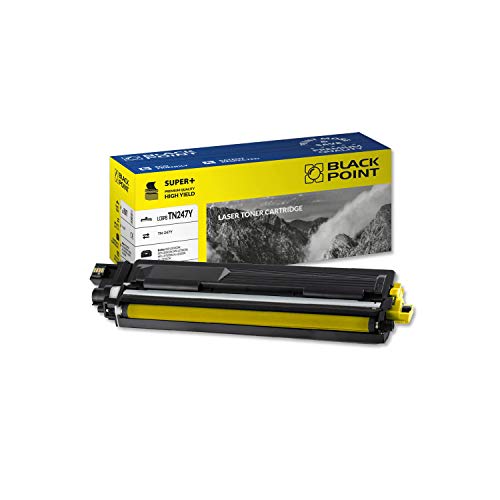 Black Point Cartuccia Premium Toner Per Tn-247Y Tn-243Y Tn-247 Tn-243 Tn247Y Tn243Y - Giallo Per Brother Mfc-L3750Cdw Dcp-L3510Cdw Dcp-L3550Cdw Mfc-L3