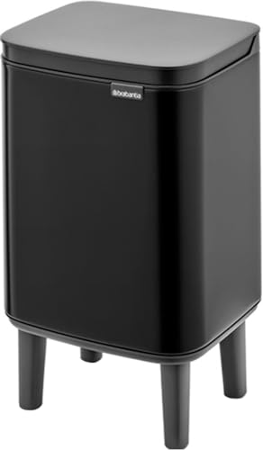 Brabantia 227028 Pattumiera Bo Hi, 4L, Matt Black