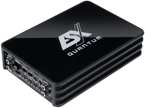 Esx Q-Fourv3-4 Canali Classe D Compact Amplificatore Digitale | 4 X 100/120 Watt Rms @ 4/2 Ω Della Serie Quantum | 24 Volt Rete Di Bordo Edition