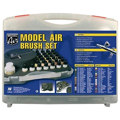 Model Air - Basic Colours & Airbrush Set - Val71172