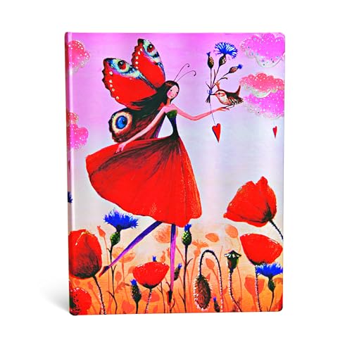Paperblanks Diari A Copertina Rigida Campo Di Papaveri | 5Yr | Ultra (180 × 230 Mm): 5-Year Ultra
