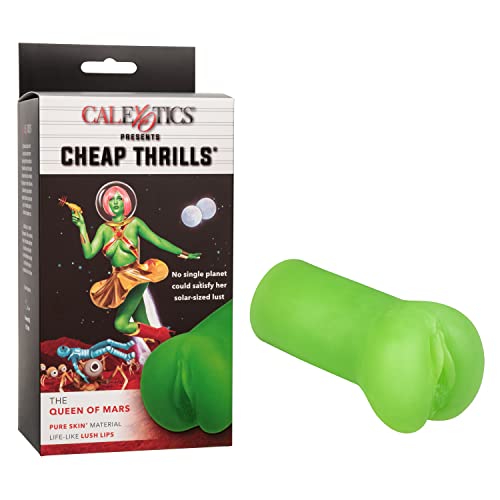 Calexotics Cheap Thrills® The Queen Of Mars– Silicone Adult Male Sex Toy Sleeve – Green