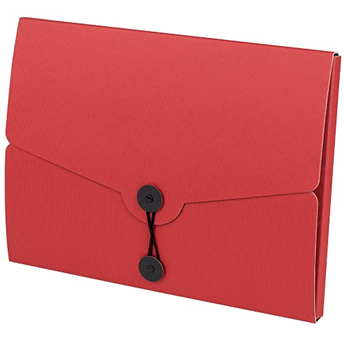 Rössler 1529452362 - S.O.H.O. Cartella Per Din A4, Rosso, 1 Pezzo