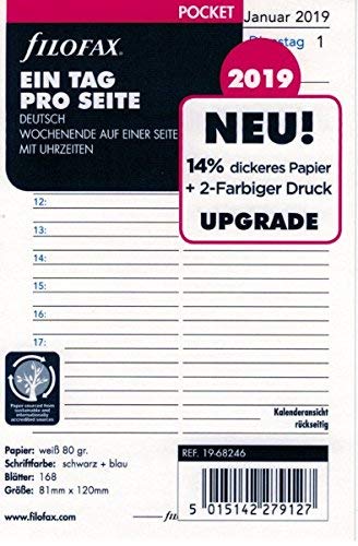 Filofax 000019 – 68246 Calendario