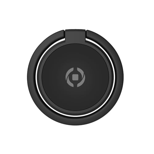 Celly Snapring Ring Holder Per Smartphone Black