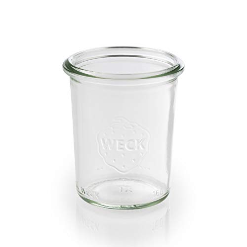Aps 12 Barattoli Originali Weck Da 160 Ml, Ø 6 Cm, H: 8 Cm, Barattolo Per Conserve, Barattolo Decorativo, Barattolo Per Dolci, Barattolo Per Conservaz