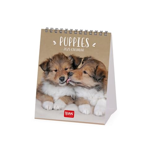 Legami - Calendario Da Tavolo 2025, Calendario 12 X 14,5 Cm, 12 Mesi E Planner Annuale 2026, 6 Lingue, Segni Zodiacali E Festività Internazionali, Pup