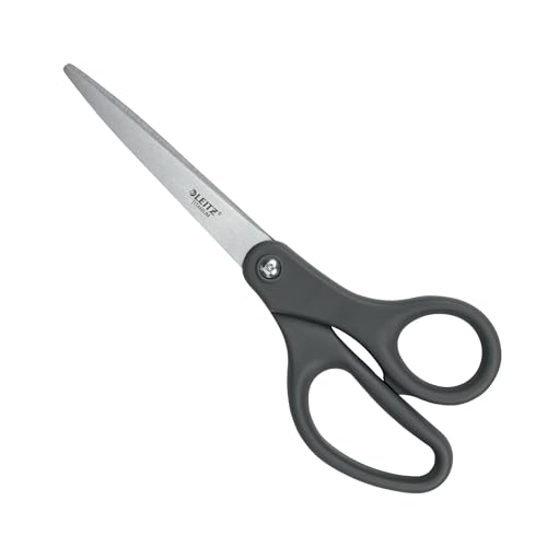 Leitz Titanium Scissors 205Mm Dark Grey