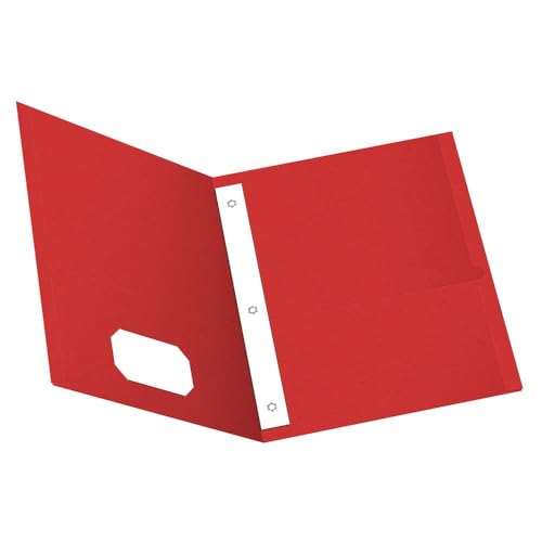 Oxford 57702 Twin Pocket Portfolios Red