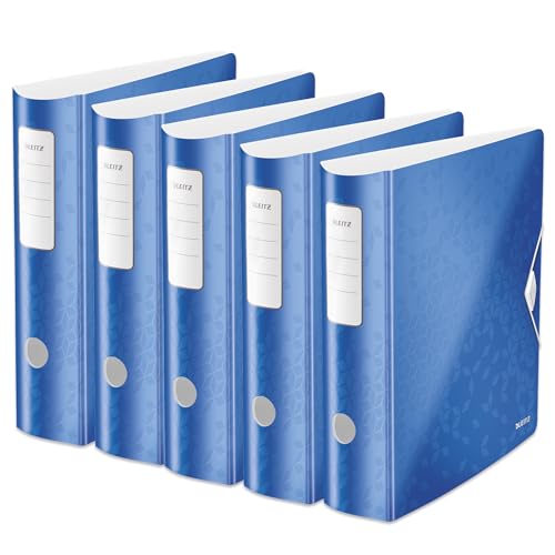 Leitz Archivador Palanca Attiva Wow A4 Lomo 75 Mm Azul 11060036