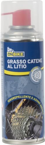 Grasso Catene Spray Doppio Erogatore - Protegge Da Acqua E Resistente In Ambienti Salini - Capacità 200 Millilitri