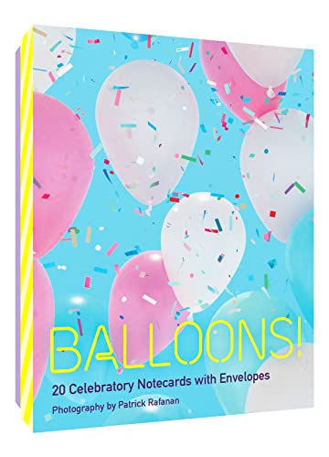 Balloon Notes: 20 Celebratory Notecards With Envelopes