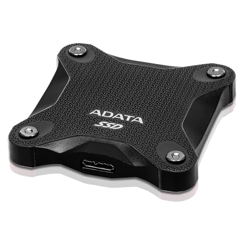 Adata Externe Ssd Sd620 1Tb Durable Black R/W 520/460