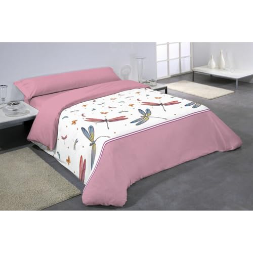Hosteline Set Copripiumino Insetti Rosa Letto Da 105 2 Pezzi