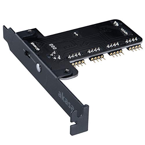 Akasa Ak-Rld-02 Controle Scheda Cavo Per Pc Nero
