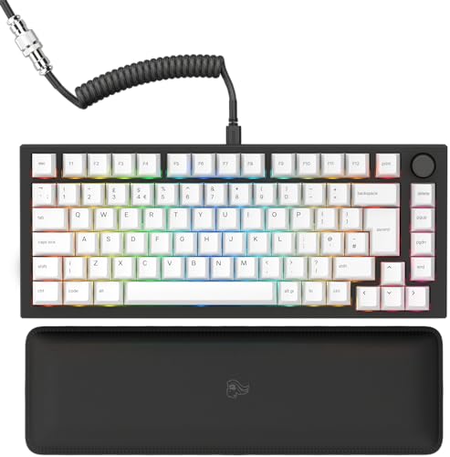 Glorious Gaming Gmmk Pro 75% - Tastiera Da Gaming Mecc.A Modulare, Tkl, Struttura Da 1,5 Kg, Personalizzabile, Cavo A Spirale, Poggiapolsi, Tasti In P