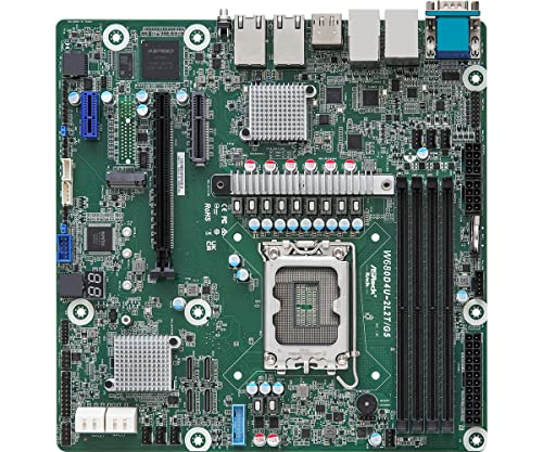 Asrock Rack W680D4U-2L2T/G5 Scheda Madre Server Micro-Atx Single Socket Processori Intel® Core™ Series Di 12A E 13A Generazione (Lga 1700) W680 Dual 1