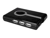 Value Multi Card Reader + 3-Port Hub, Usb2.0 Lettore Di Schede Nero