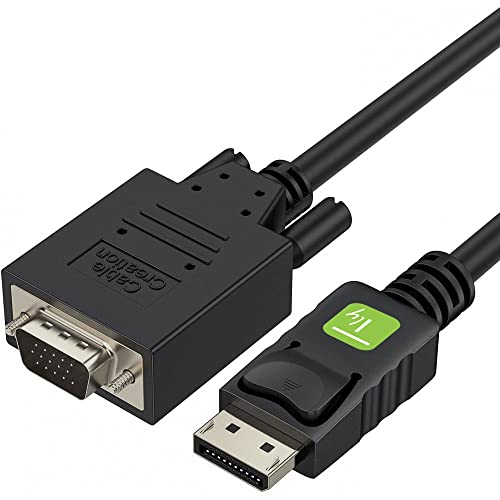 Techly 304352 Cavo Monitor Da Displayport A Vga 3 M Nero