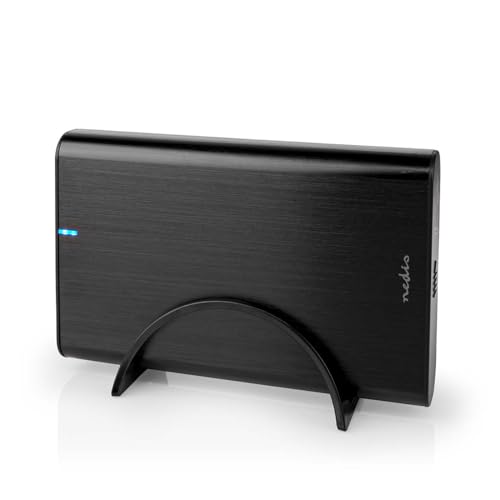 Nedis Enclosure Per Hard Disk | 3.5" | Usb 3.2 Gen1 | Usb Type-A / Usb Type-C™ | Notebook / Pc | Alluminio