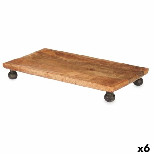 Gift Decor Middenstuk Bruin Rechthoekig 45 X 6 X 25 Cm (6 Stuks)