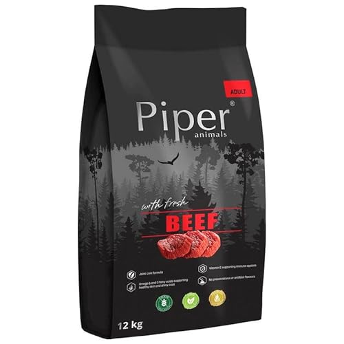 Dolina Noteci Piper Animals With Beef - Dry Dog Food - 12 Kg