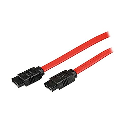 Adj 320-00045 Cavo Dati Sata Ii, Velocità 3Gbits, S-Ata L-Type Per Hdd, Sdd, Rosso, 0.5 M