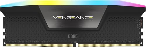 Corsair Vengeance Rgb Ddr5 Ram 16Gb (1X16Gb) 5600Mhz Cl40 Intel Xmp Memoria Per Computer Compatibile Con Icue – Nero (Cmh16Gx5M1B5600C40)