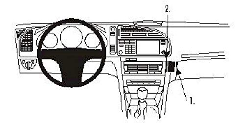 Brodit Proclip 853088 Staffa Per Auto Ad Incastro, Center Mount Low