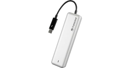 Transcend Ts960Gjdm825 Jetdrive 825 Ssd Con Custodia Thunderbolt, 960Gb Per Macbook Air 11" E 13", Metà 2013-2017, Macbook Pro Retina 13" E 15", Fine