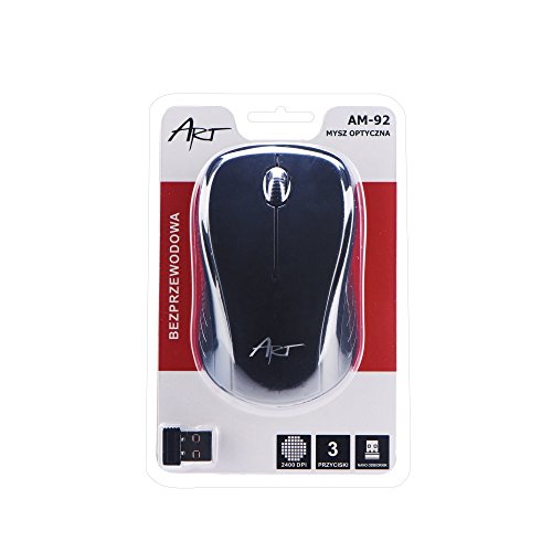 Art – E Ottico Mouse Wireless Usb Am-92 Nero