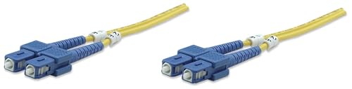 Intellinet 470605 Cable De Fibra Optica 1 M Os2 Sc Amarillo