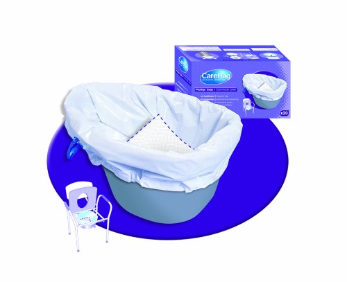 Nrs Healthcare M66364 Sacchetti Monouso Non Biodegradabili Per Sedia Comoda, Confezione Da 20