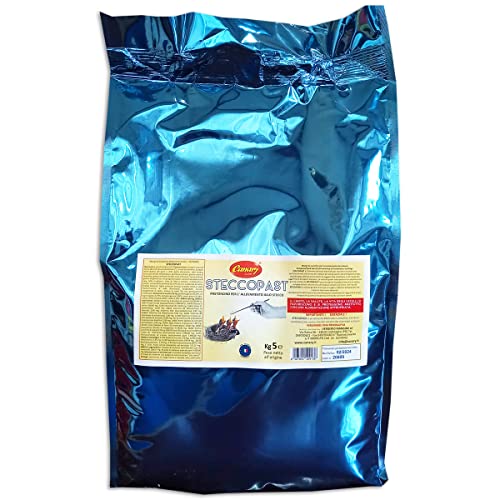 Canary Steccopast 1 Pack Da 5Kg Mangime In Farina Da Imbecco Per Uccelli Nidiacei - Pastoncino Per Allevamento Allo Stecco, Uccellini Pullus, 1 Confez