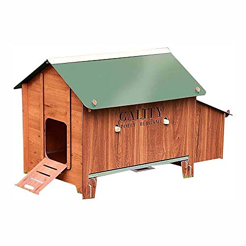 Horizont 38595426 - Casetta Per Pollame Bergame, 80 X 80 X 130 Cm