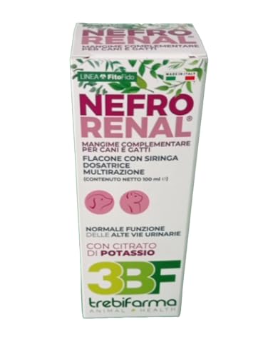 Trebifarma Nefrorenal 100 Ml - Mangime Complementare Per Cani E Gatti Per La Normale Funzione Delle Alte Vie Urinarie