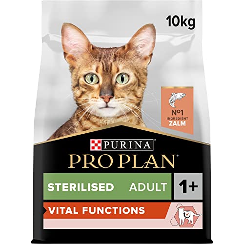 Purina Pro Plan Sterilised Adult Vital Functions, Con Salmone, Sacco Da 10Kg