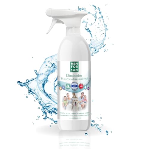 Menforsan Spray Eliminatore Di Odori 750Ml, Neutralizza Gli Odori Della Casa, Profumo Di Talco