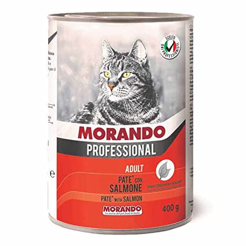 Morando Professional - Pate' With Salmon Adult - Cat Food - Legge - 400G
