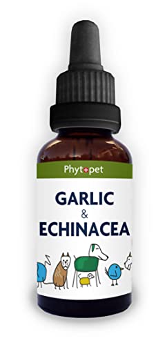 Phytopet Aglio Ed Echinacea, 30 Ml, Rimedio A Base Di Erbe 100% Naturale, Potente Azione Antivirale, Antifungina E Antibatterica, Per Cani, Gatti, Ucc