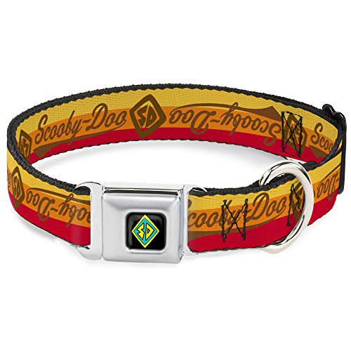 Scooby Doo Script Sd Icon Stripe Giallo Arancione Rosso Marrone 40 A 32 Pollici 1,5 Pollici Larghezza