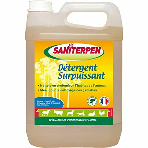 Saniterpen Détergent Surpuissant - Nettoyant Manuel Ou Haute Pression - Pour L'Habitat - 5 L