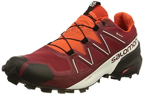 Salomon Speedcross Gore-Tex, Scarpe Da Trail Running Uomo, Multicolore Biking Red White Black, 44 Eu
