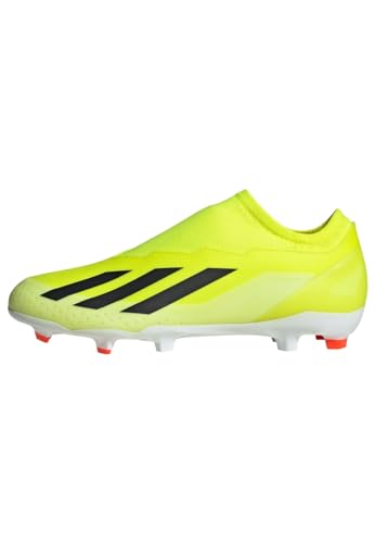 Adidas X Crazyfast.3 Ll Fg, Scarpe Da Ginnastica Unisex-Adulto, Team Solar Yellow 2/Core Black/Ftwr White, 44 2/3 Eu