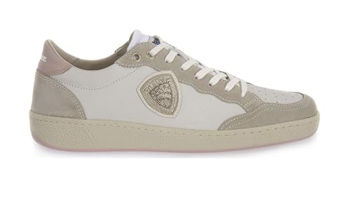 Blauer Scarpe Sneaker Olympia Pelle White/Nude Ds24Bu05 S4Olympia01/Dis 38