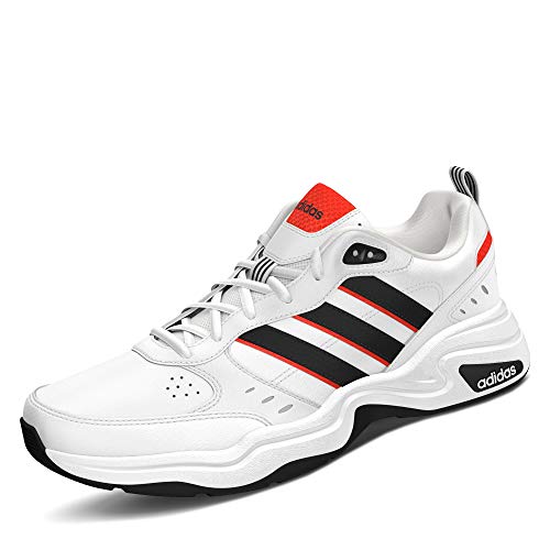 Adidas Strutter Shoes, Sneaker Uomo, Cloud White/Core Black/Active Red, 43 1/3 Eu
